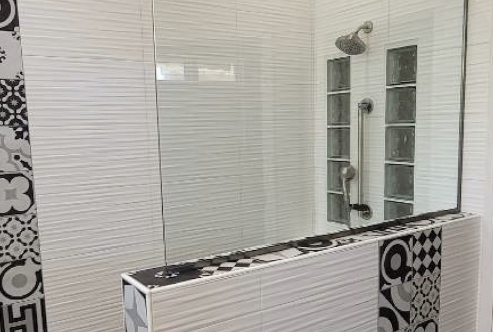 Add Design to Your Bathroom: Consider a Pony Wall